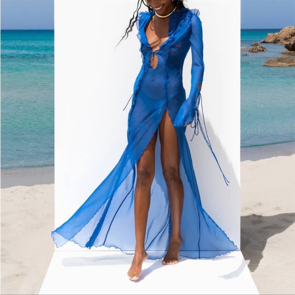 Rat & boa Farretti dress in blue